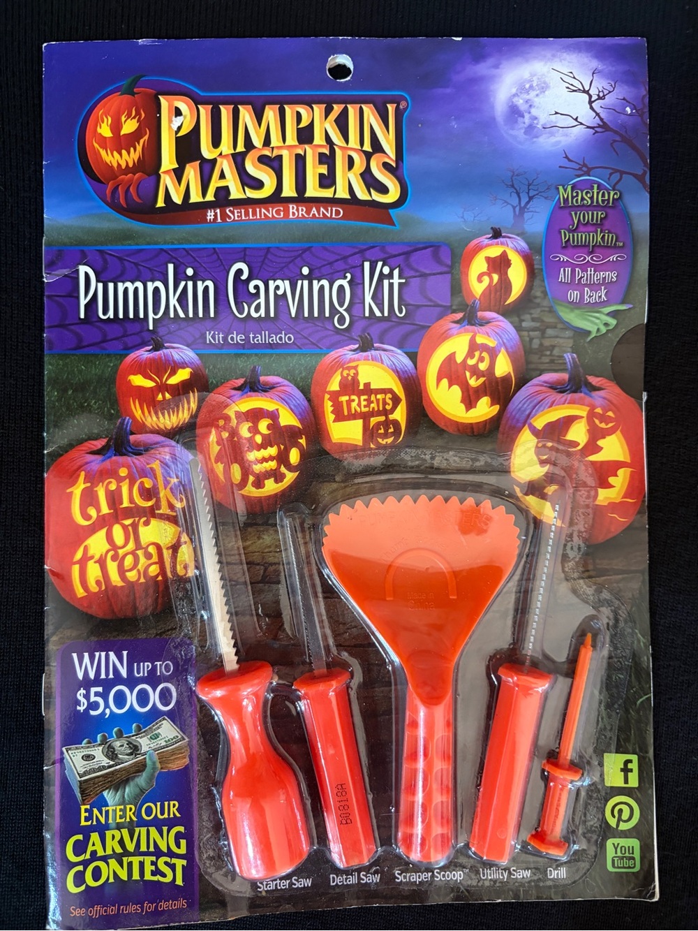 NWT Pumpkin Masters Pumpkin Carving Kit